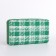 Women's wallet with lightning, green color