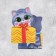 Postcard "Happy Birthday", cat, 19 × 29 cm