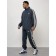 Male tracksuit, size 48, dark gray color