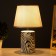 CALISE Table Lamp E14 40W silver 19x19x32 cm Risalux