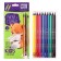 Pencils 12 colors BrunovisConti draw and wash, plastic with an eraser and a sharpener, mix