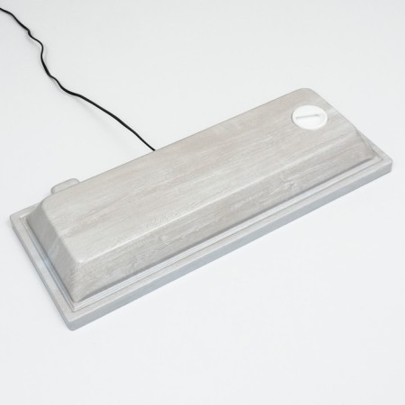 Aquarium rectangular "atall" with a lid, 40 liters, 55 x 21 x 35/40 cm, bleached oak-5