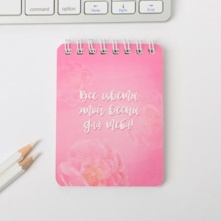 The set "You are beautiful": Notepad and pen Plastic-3