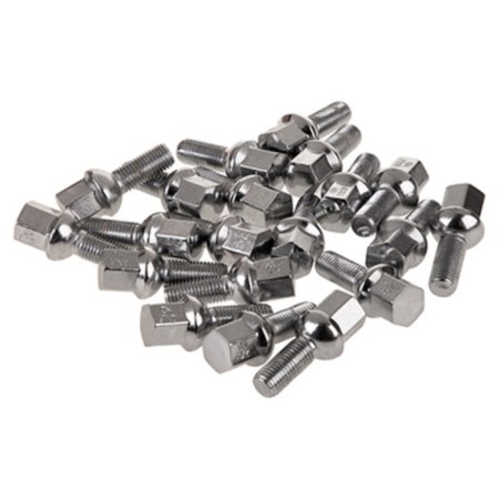 Wheel bolt, SkyWay, M12x1.50x27 Sphere, Key 17mm, Chrome, L = 54mm, set 20 pcs-1