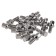 Wheel bolt, SkyWay, M12x1.50x27 Sphere, Key 17mm, Chrome, L = 54mm, set 20 pcs