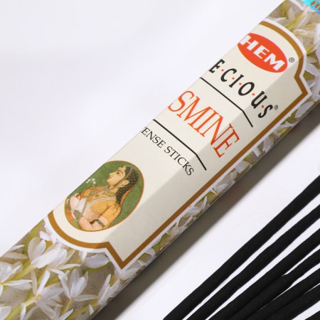 Incense hem "Precious jasmine. Precious jasmine", 20 wands in packaging, hexagon-1
