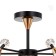 Chandelier 86505/5 E27 40W Black-gold 70x70x53 cm Bayerlux