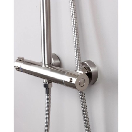 Shower system Fashun A52427, thermostat, tropical shower, shower, satin-4
