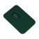 Cartholder for phone, leather, magsafe, green