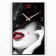 Carty clock is wall-mounted, interior "under the veil", smooth move, 57 x 35 x 4 cm