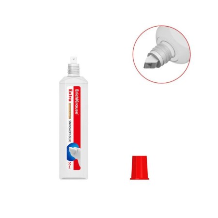 Chancellery Erichkrause, 50 ml, with a plastic applicator, is suitable for paper, cardboard and fabric, frost -resistant-2
