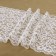 Lace elastic fabric, 220 mm × 2.7 ± 0.5 m, white color