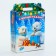 New Year. Gift box New Year's gift "Cute Bears" with animation 16.8 x 6.8 x 20, 9 cm.