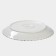 Porcelain dining porcelain Magistro "Flower", D = 25 cm, white color