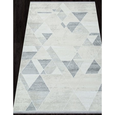 Rectangular carpet Durkar Rubi, size 200x400 cm, color Cream/Grey-1