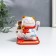 Pendulum ceramics "manei-nako with flower" from solar batteries 10x8.3x9.7 cm
