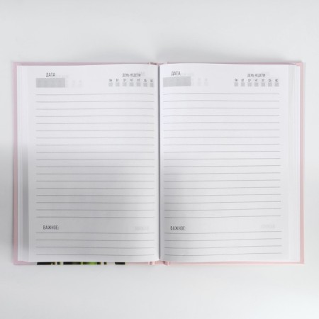 Gift set: A5 diary, 80 sheets and mug "since March 8"-5