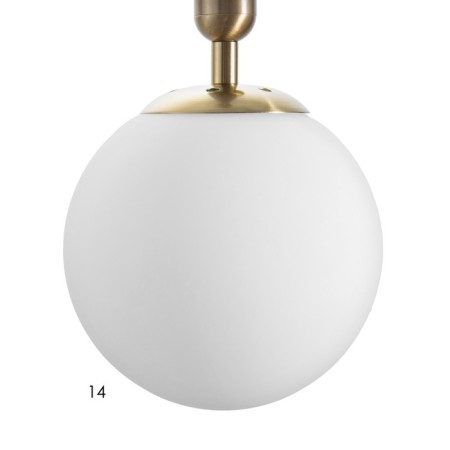 Lamp Bayerlux 2068/1 E14 40W gold 14x14x34 cm 14x14x134 cm-6