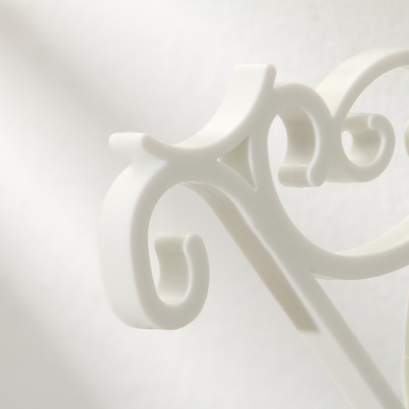 Bracket for suspended pots, plastic, white-8
