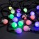 Garland “thread” 5 m with nozzles “white balls”, ip20, dark thread, 20 LED, glow of multi (RG/RB), blinking, 220 V