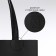 Bag (package) shopper, 42x10x30 cm, without lining, black