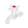 Water Cathedral Zein Z2189, with a Cross, PP, with a ball mechanism, white