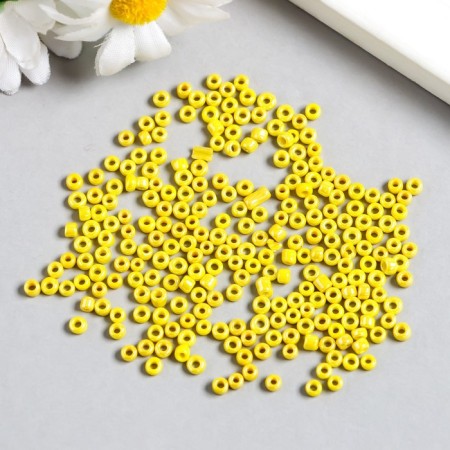 Beads "Zlatka" 08/0, 3 mm, 10 g 0122 Yellow-1