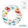Circle for swimming "Bright", D = 61 cm, from 6-10 years old, color mix, 59241NP intex