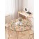 Tables on the table "Flower weaving", round, oxford, elastic band, size 120x120 cm, diameter 75-100 cm