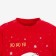 Children's T -shirt "White Bear", red color, height 62 cm
