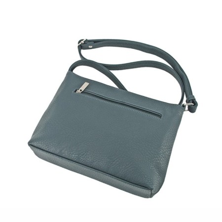 Women's bag (B2757-05142) Artificial leather + suede, gray, 1x210x24 cm-1