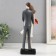Polystone souvenir "Lovers with a bouquet of red roses" 10x8x29 cm