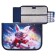 Penal 1 section 140 x 210 x 40 mm, folding pocket and cosmetic bag, fabric, calligrata topontent "Super Hare"
