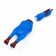 Toy of the "thoughtful chicken" small for dogs, 16.5 cm, bright blue