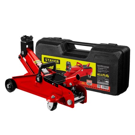 Stayer jack "Red Force" 43152-2-K, hydraulic, rolling, 2t, 125-320mm, in the case-1