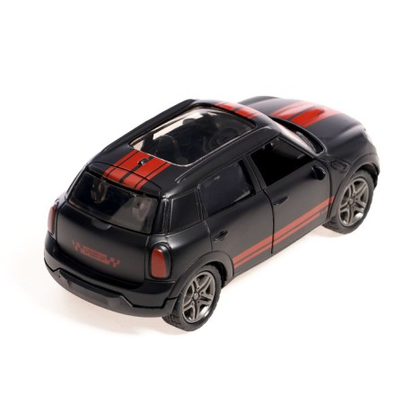 The machine "Night Racing", metal, inertia, doors, light and sound effects, 1:32, black color, open-2