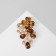 Brooch "Flower Vine", Color Gold