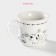 Porcelain share mug "Secret Life", 360 ml, white color