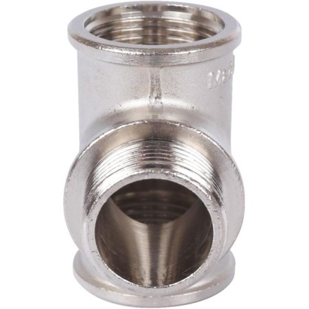 The STOUT SFT-0065-000111, 1 "x 1" x 1 ", internal/external/internal, nickel. Brass-2