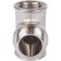 The STOUT SFT-0065-000111, 1 "x 1" x 1 ", internal/external/internal, nickel. Brass