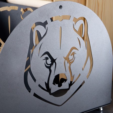 Drovnitsa with a handle "Bear" 500*300*410-4