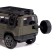 Metal car "Citicar", inertial, 1:32, doors open, light and sound effects, khaki color