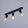 Ceiling lamp "Skin" 3he27 40W black 30x6x16cm
