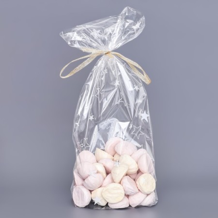 Package Packy BOPP, with a bottom fold, "stars" 20*35 cm-1