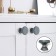Handle button Cappio PK321, D = 24 mm, color graphite