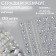 Rhinestones self -adhesive figured "Assorted", 120 pcs on the sheet, silver color