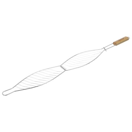 Grill grill for fish Maclay, 30x12 cm, chrome steel, for barbecue-9