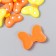 Decor for creativity rubber "Bant in large peas" set of 15 pcs mix 2.5x3.3 cm