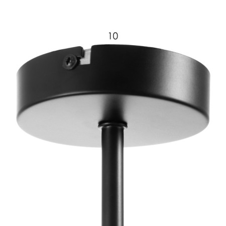 The base for the chandelier loft 6x60W E14 is black-4