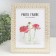 Photo frame plastic 15x20 cm "Greek patterns" gold on white 23.5x18.5 cm